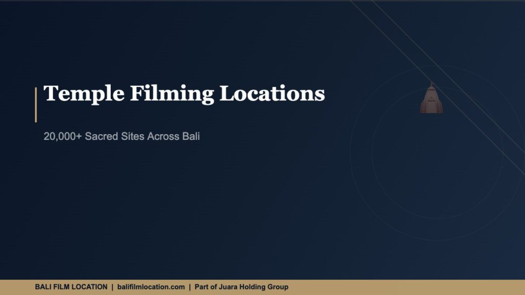 Temple Filming Locations Bali - BaliFilmLocation.com